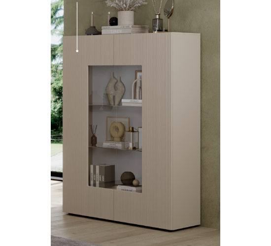Витрина 2 дв. беж.  Rio