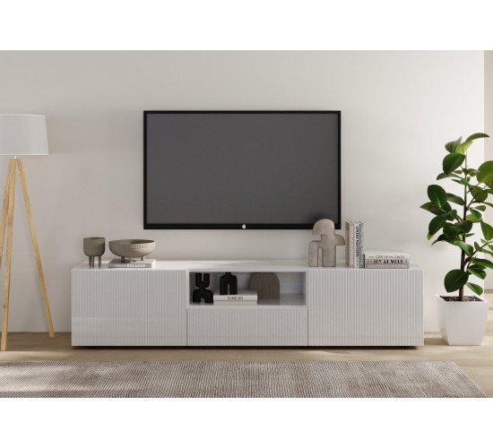 Тумба ТВ 180 белая  Rio