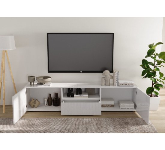 Тумба ТВ 180 белая  Rio