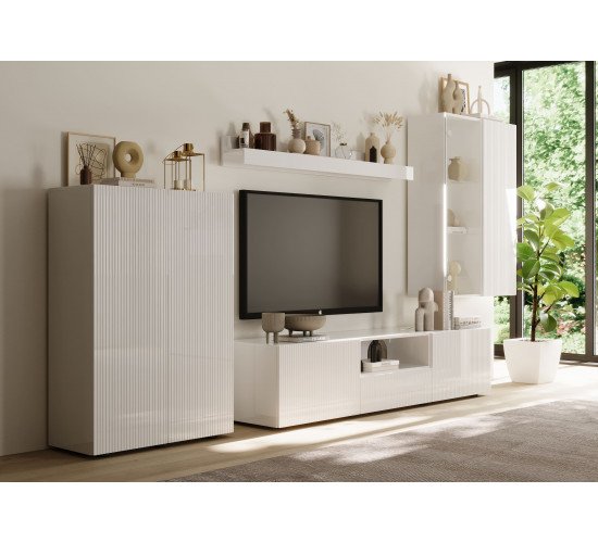 Тумба ТВ 180 белая  Rio