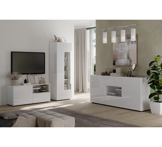 Тумба ТВ 120 белый  Rio