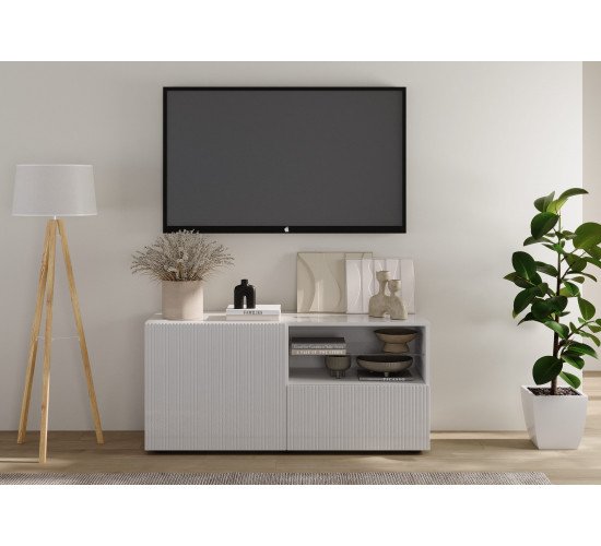 Тумба ТВ 120 белый  Rio