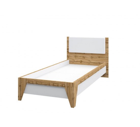 Кровать 90*200 белый Сканди