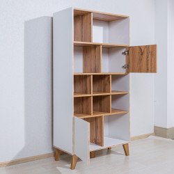 Шкаф 2 дв, белый Сканди