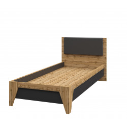 Кровать 90*200 графит Сканди