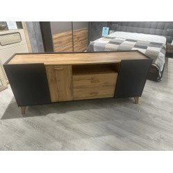 * Комод 3 дв. 2 ящ. графит Сканди