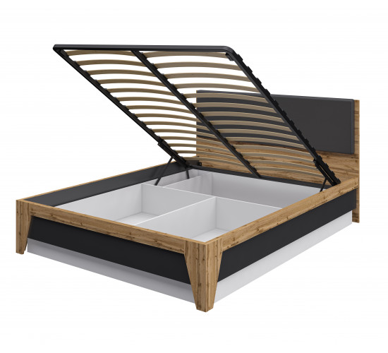 Кровать 120*200 графит Сканди